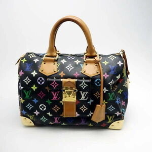 Louis Vuitton Handbag Multicolor Speedy Noir Black
